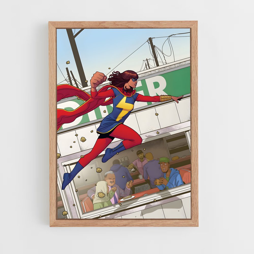 ap-ms marvel-10 cadre Bois clair