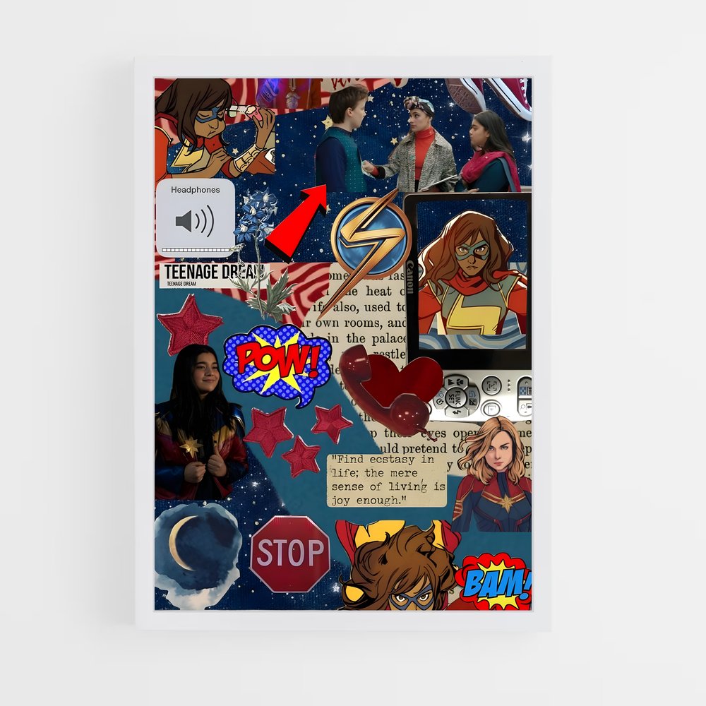 ap-ms marvel-8 cadre Blanc