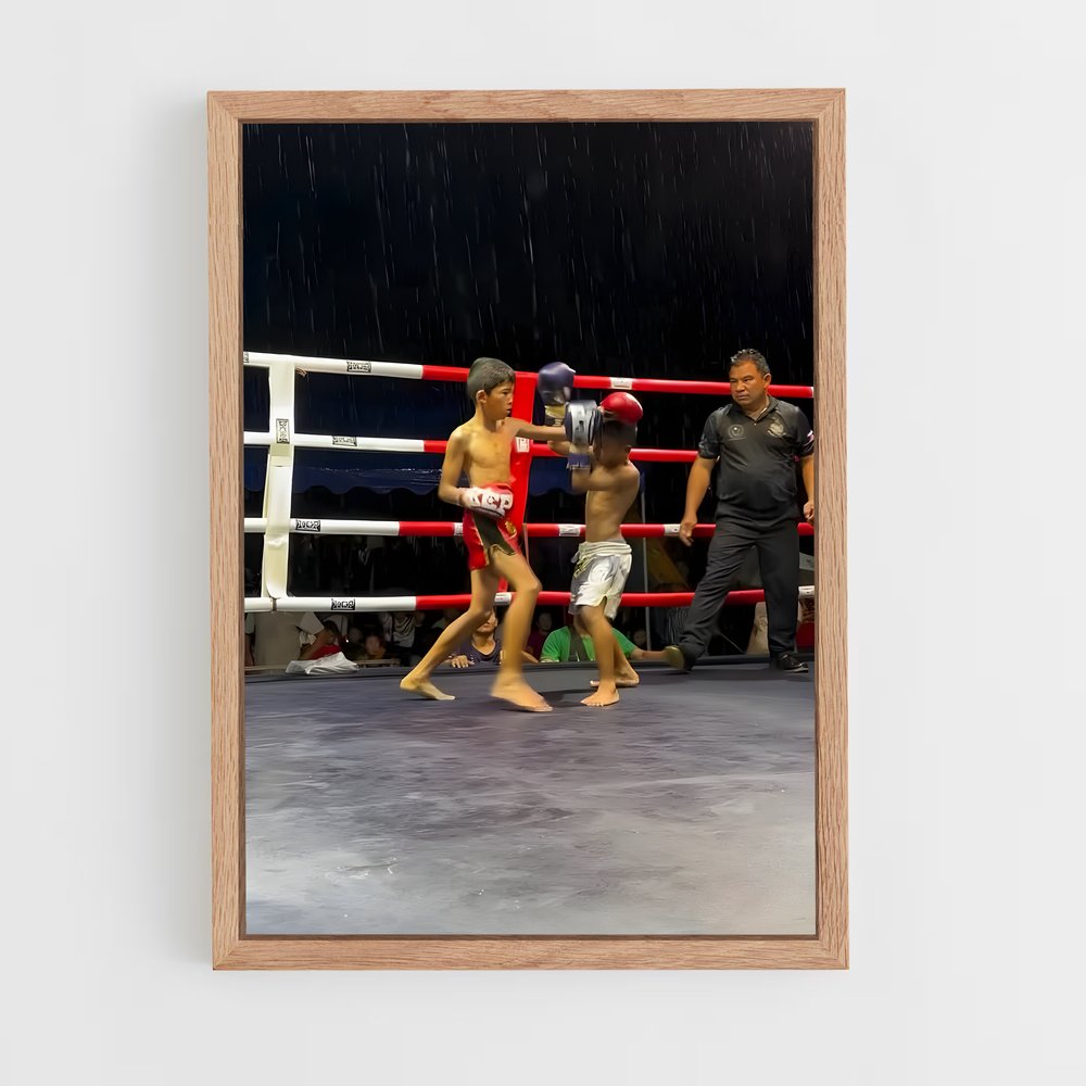 ap-muay thai-3 cadre Bois clair