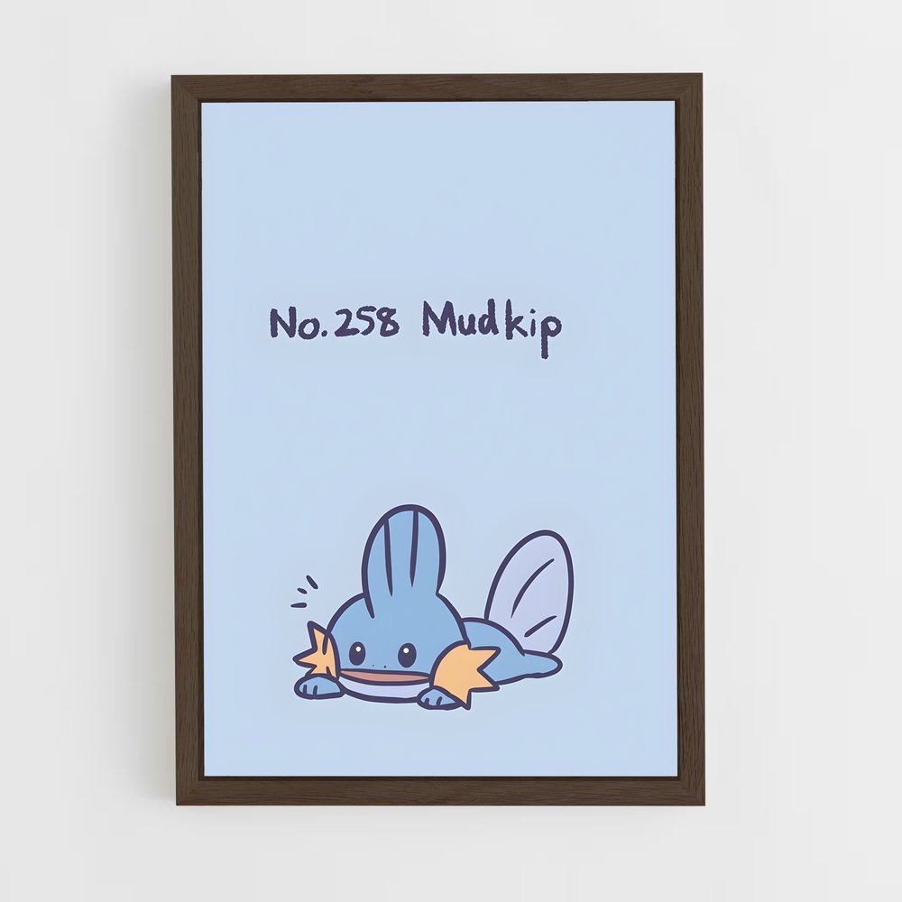 ap-mudkip-1 cadre Bois foncé