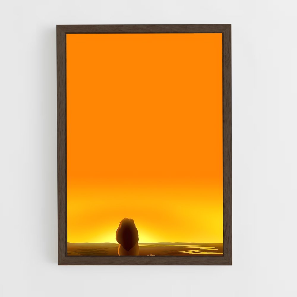 ap-mufasa-8 cadre Bois foncé