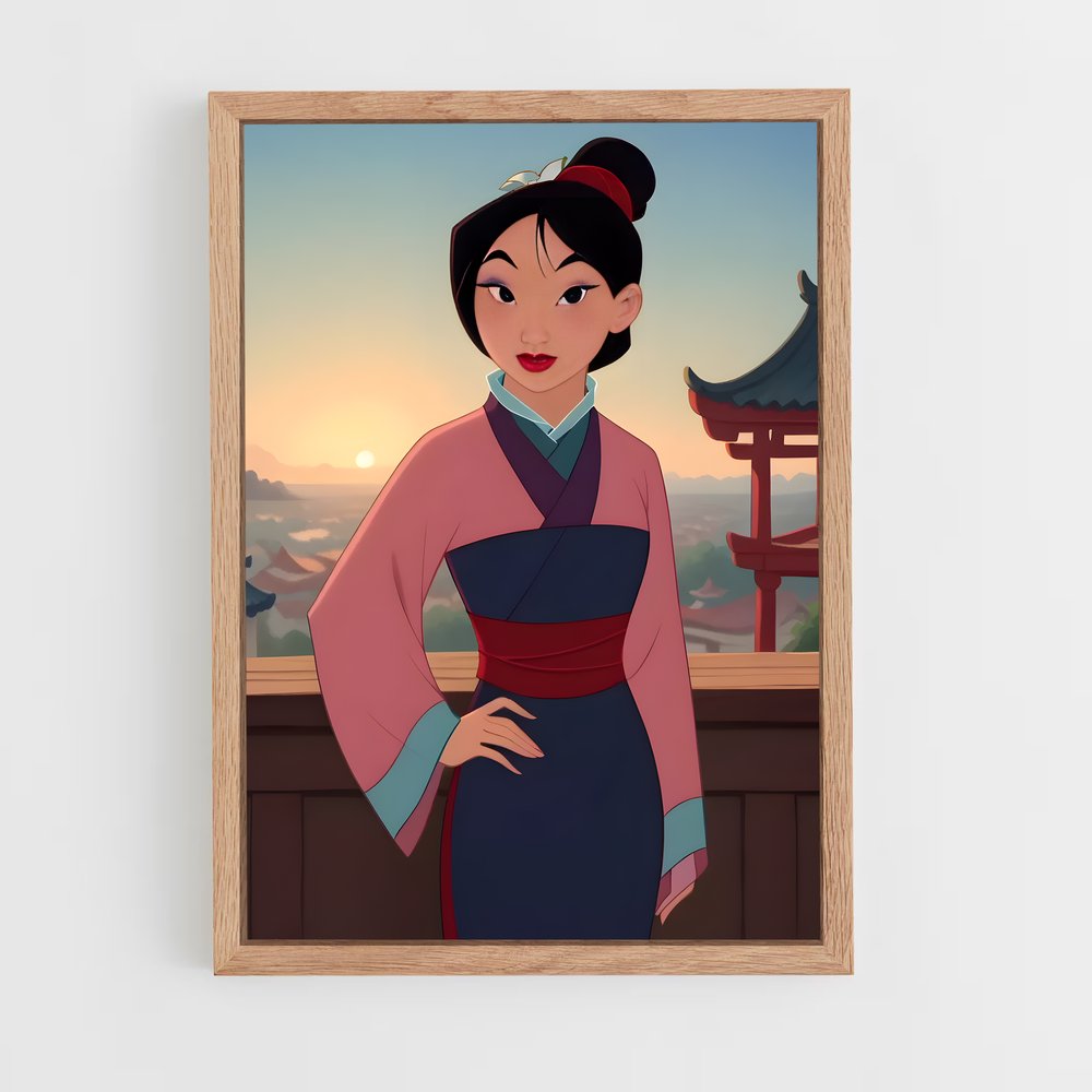 ap-mulan-5 cadre Bois clair