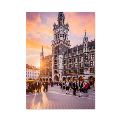 Poster Flânerie à Munich