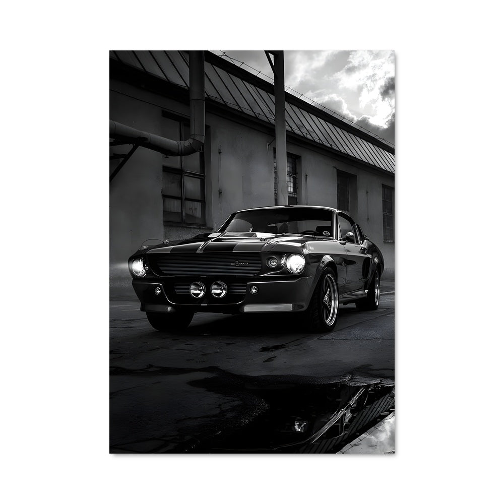 Poster Eleanor Noir et Blanc