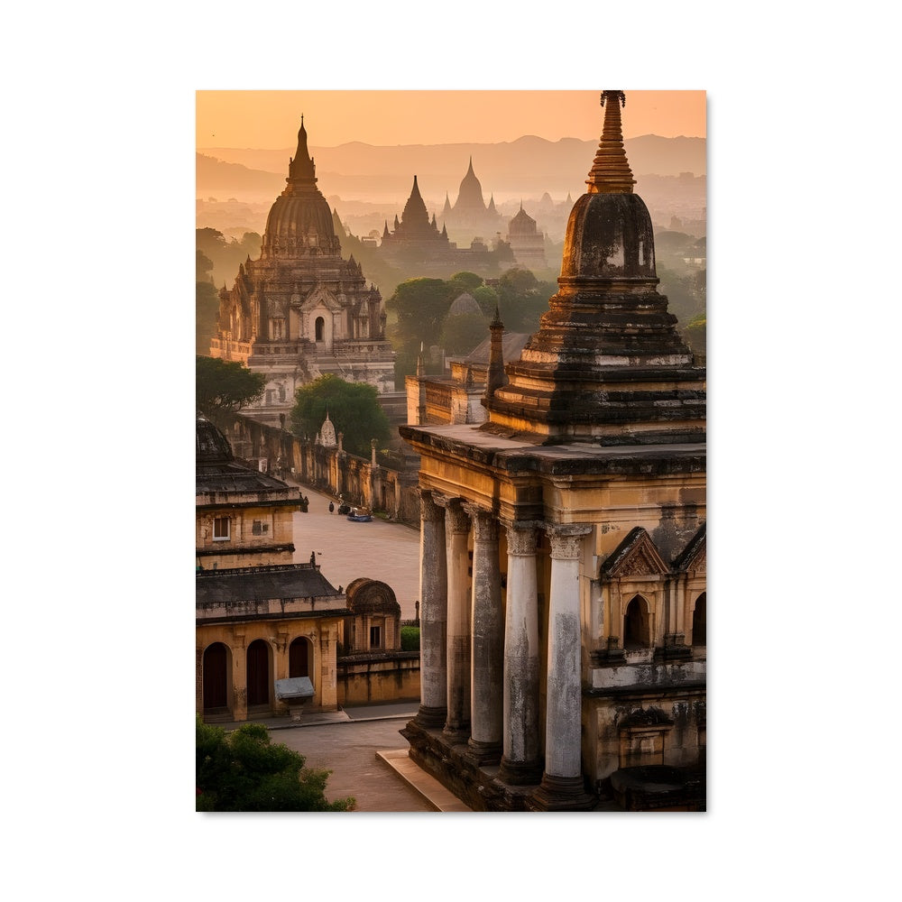 Poster Temples de Bagan