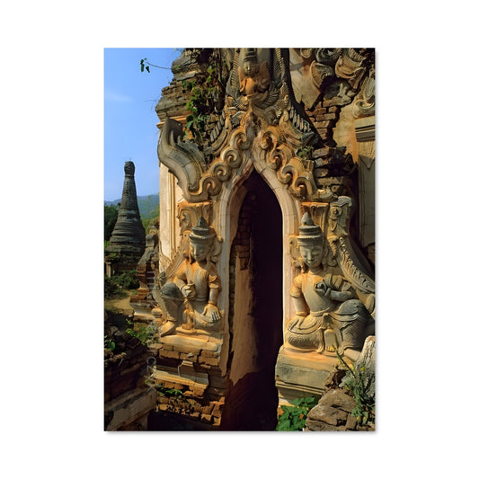 Poster Temple Caché