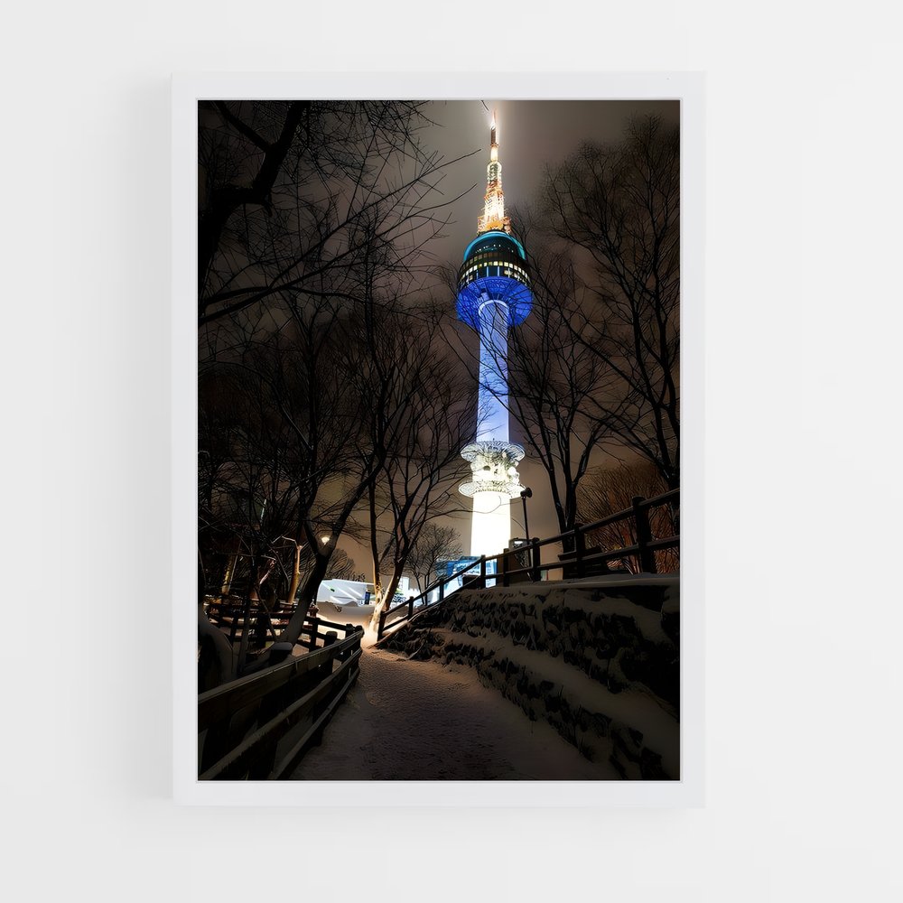 ap-n seoul tower-1 cadre Blanc