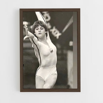 ap-nadia comaneci-9 cadre Bois foncé