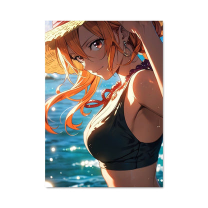 Poster Plage Estivale