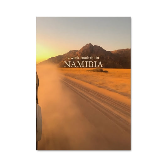 Poster Road Trip Namibien
