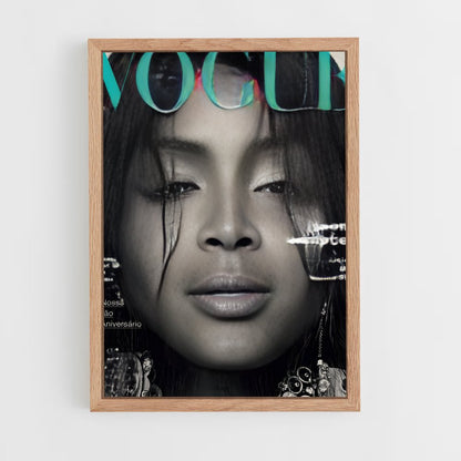 ap-naomi campbell-6 cadre Bois clair