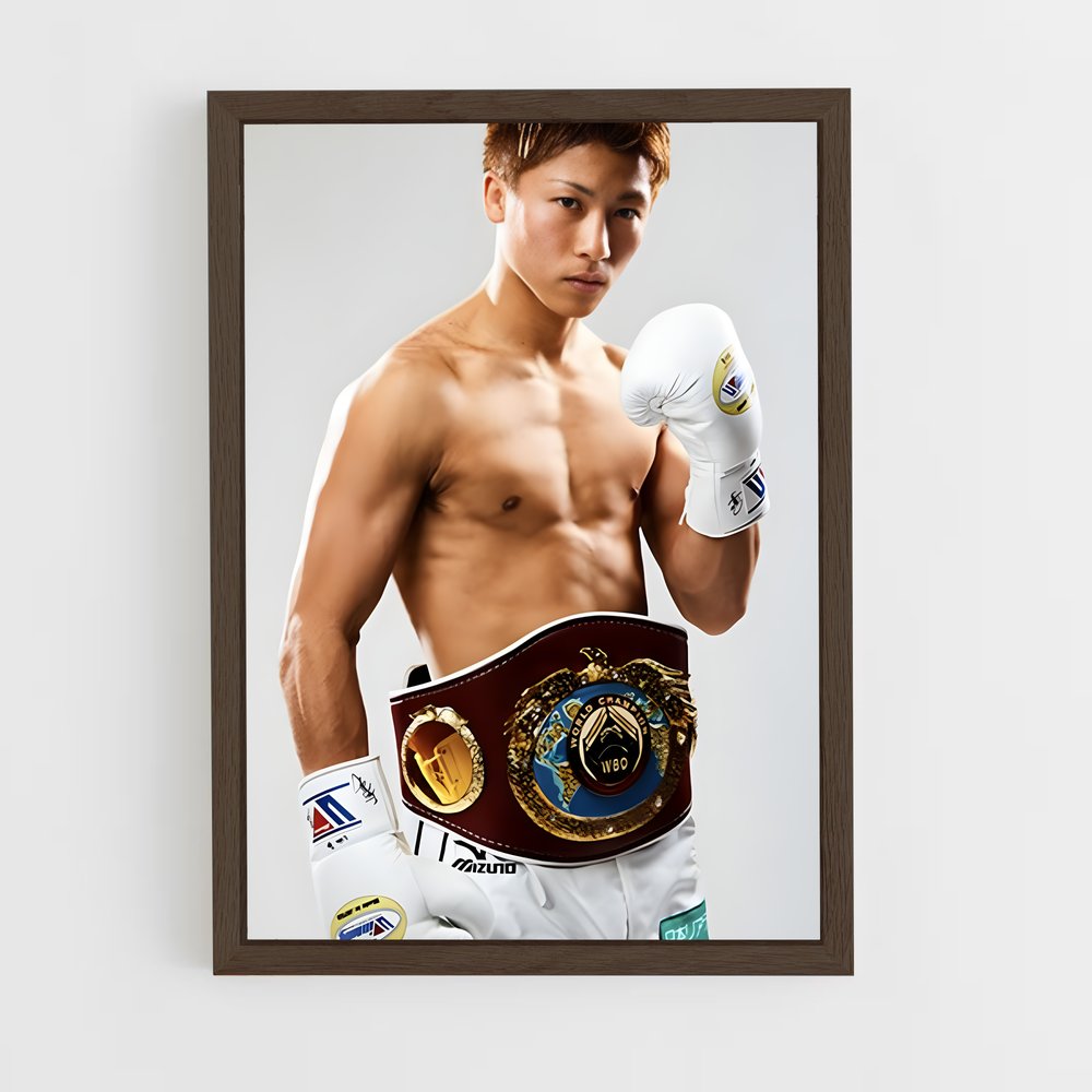 ap-naoya inoue-6 cadre Bois foncé