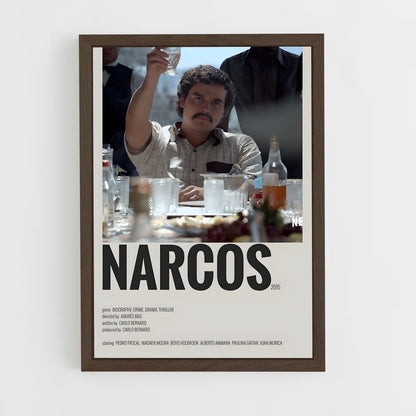 ap-narcos-1 cadre Bois foncé