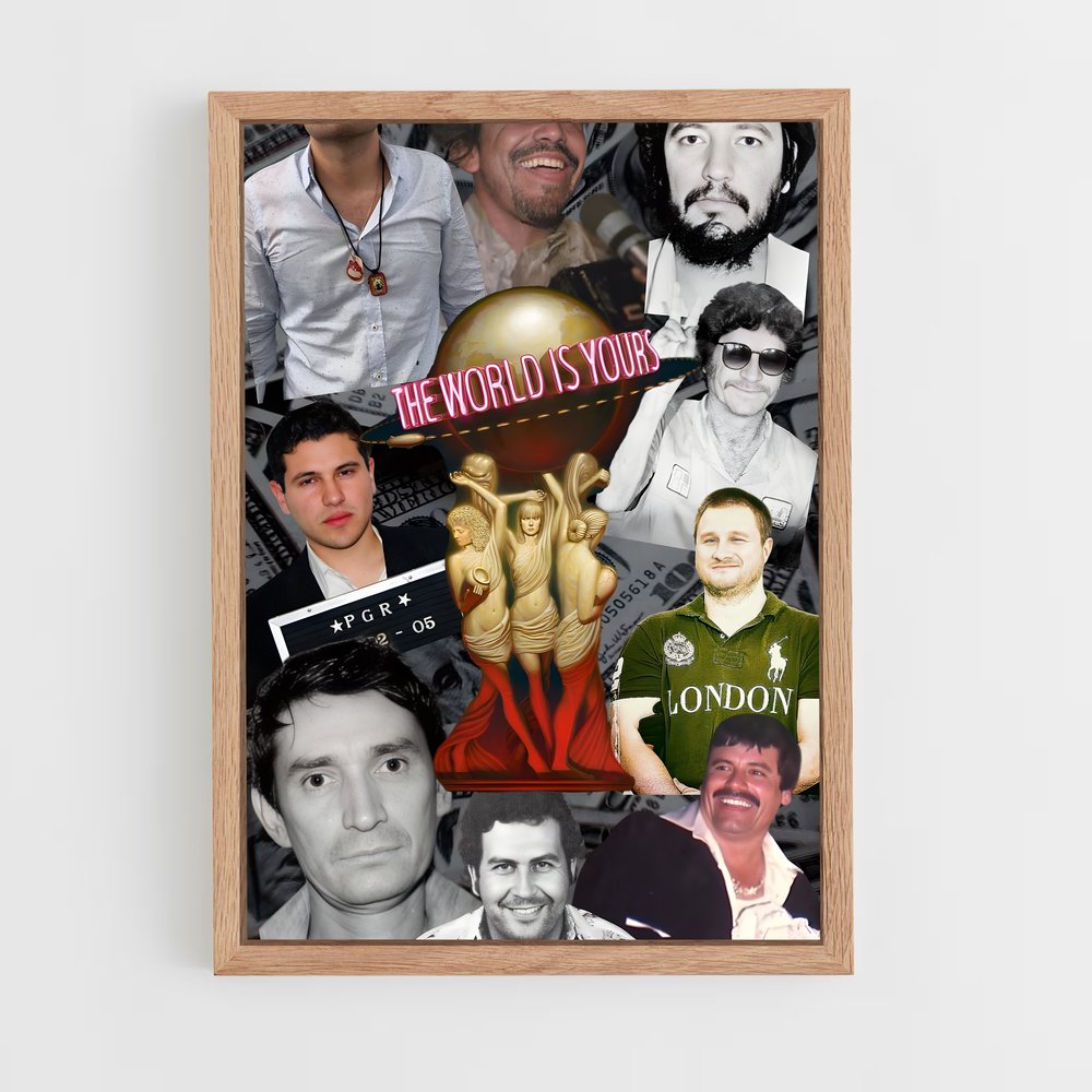 ap-narcos-4 cadre Bois clair