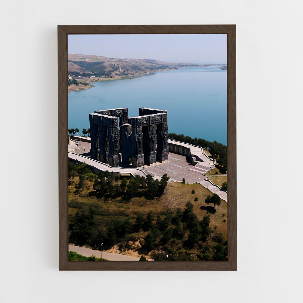 ap-narikala fortress-4 cadre Bois foncé