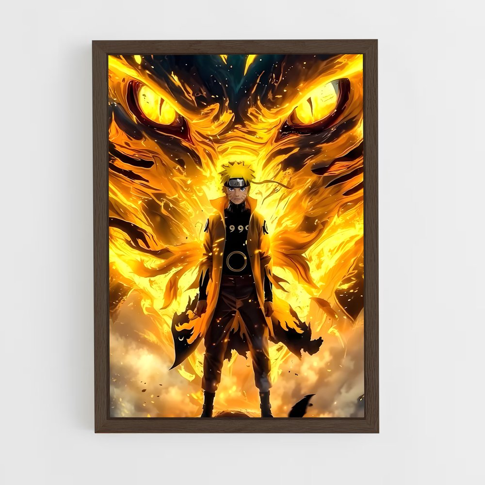 ap-naruto-7 cadre Bois foncé