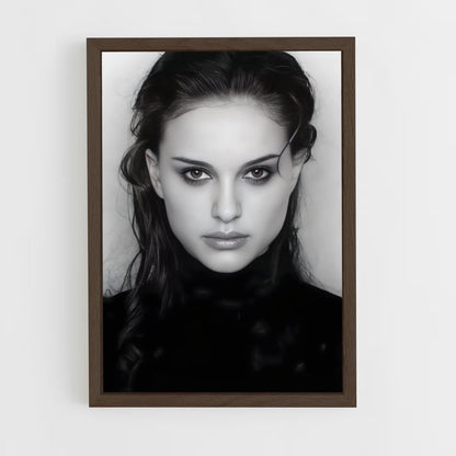 ap-natalie portman-4 cadre Bois foncé
