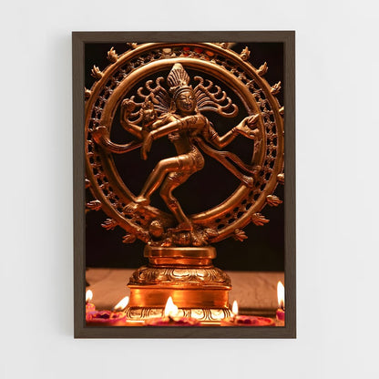 ap-nataraja-10 cadre Bois foncé