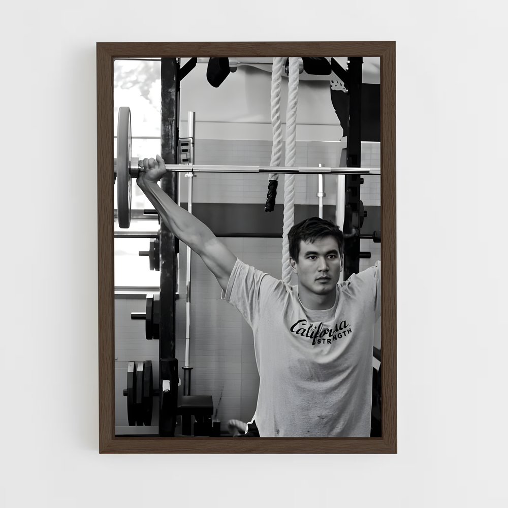 ap-nathan adrian-5 cadre Bois foncé
