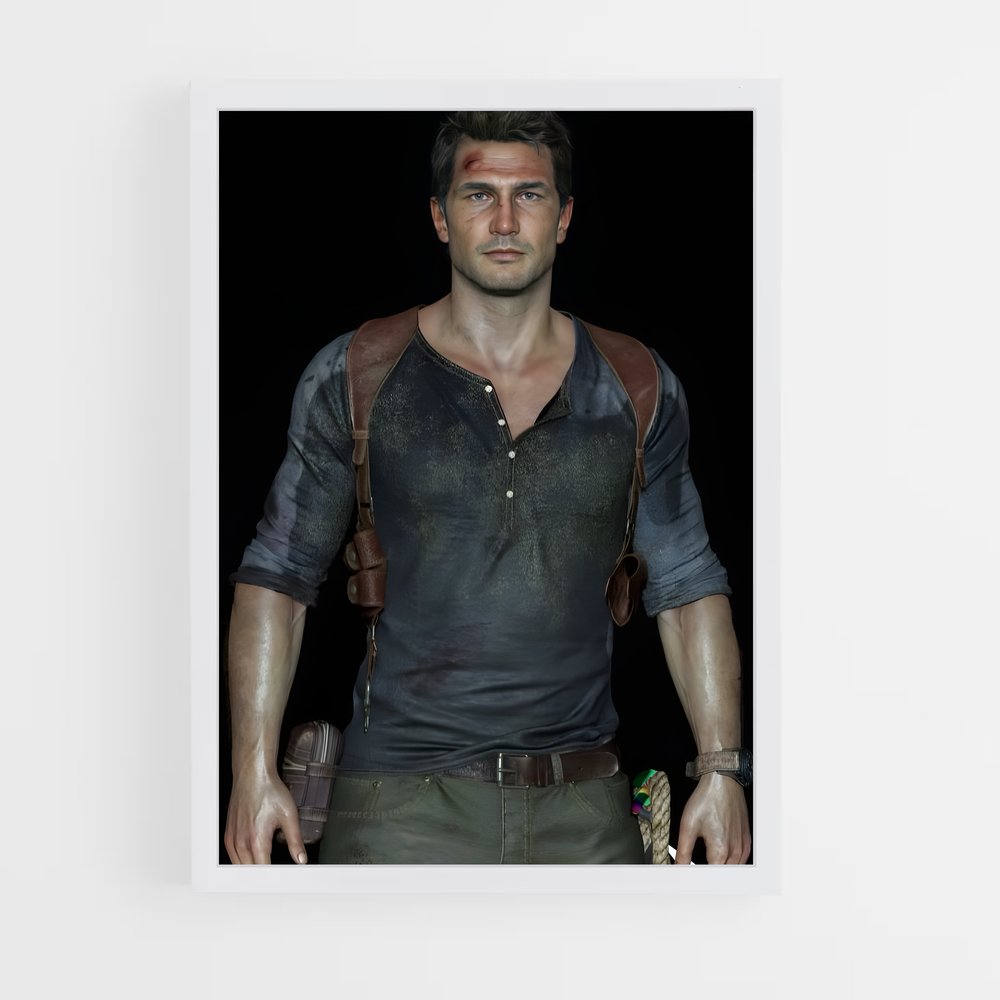 ap-nathan drake-3 cadre Blanc