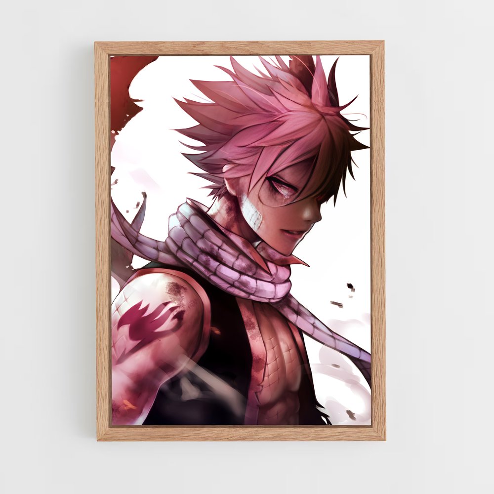 ap-natsu dragneel-8 cadre Bois clair