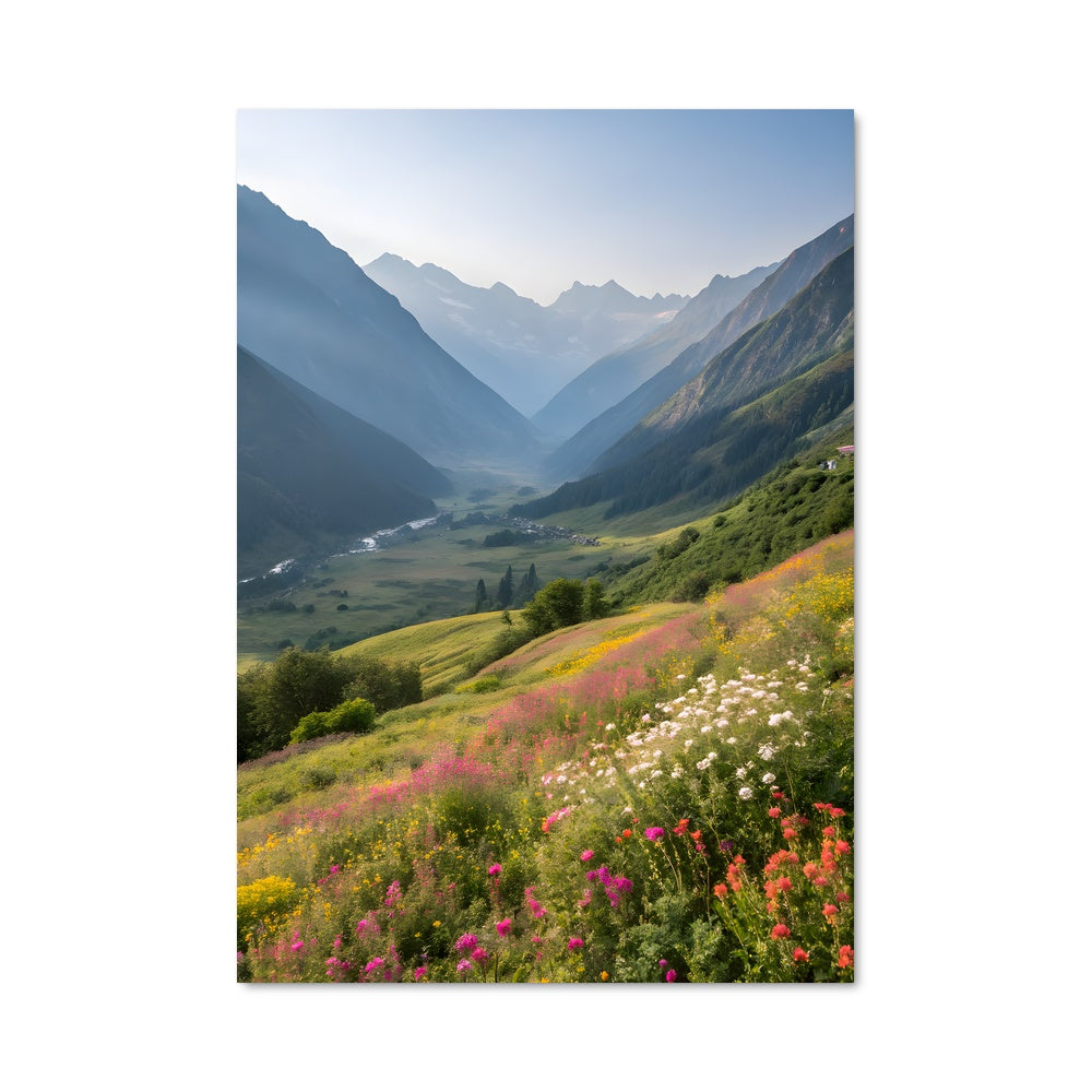 Poster Vallée Épanouie