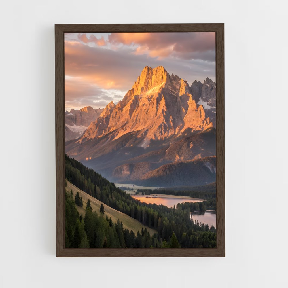 ap-nature-15 cadre Bois foncé