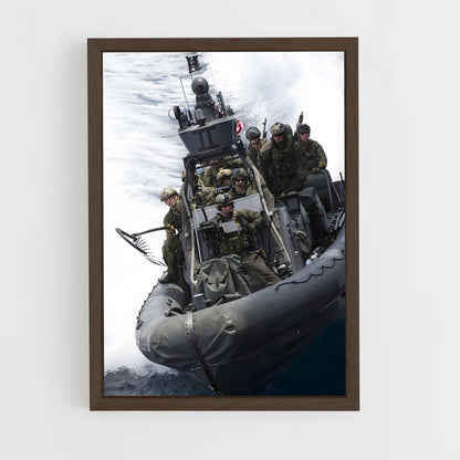 ap-navy seal-7 cadre Bois foncé