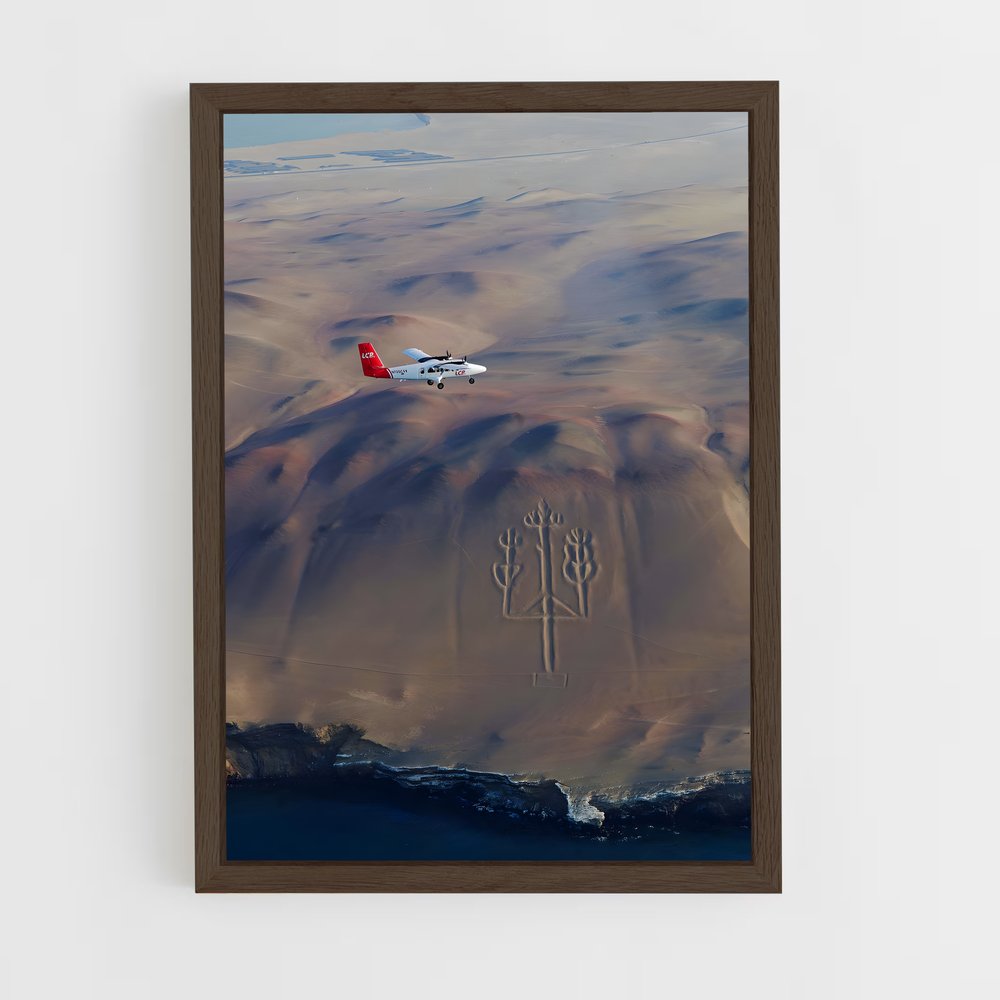 ap-nazca lines-8 cadre Bois foncé