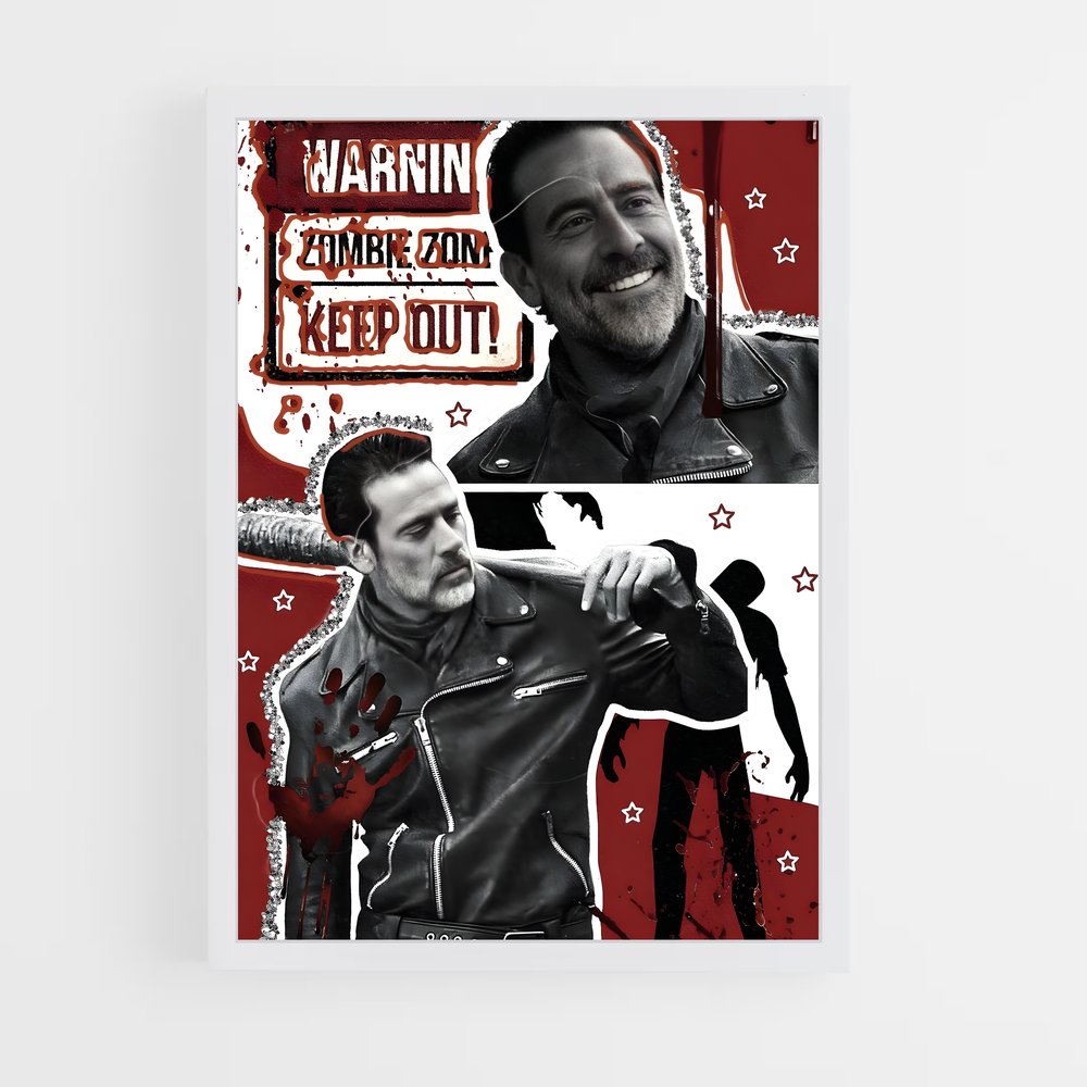 ap-negan smith-5 cadre Blanc