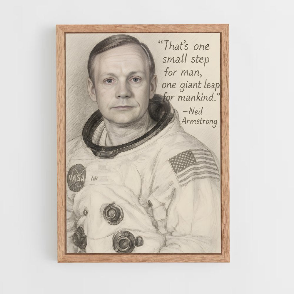 ap-neil armstrong-8 cadre Bois clair