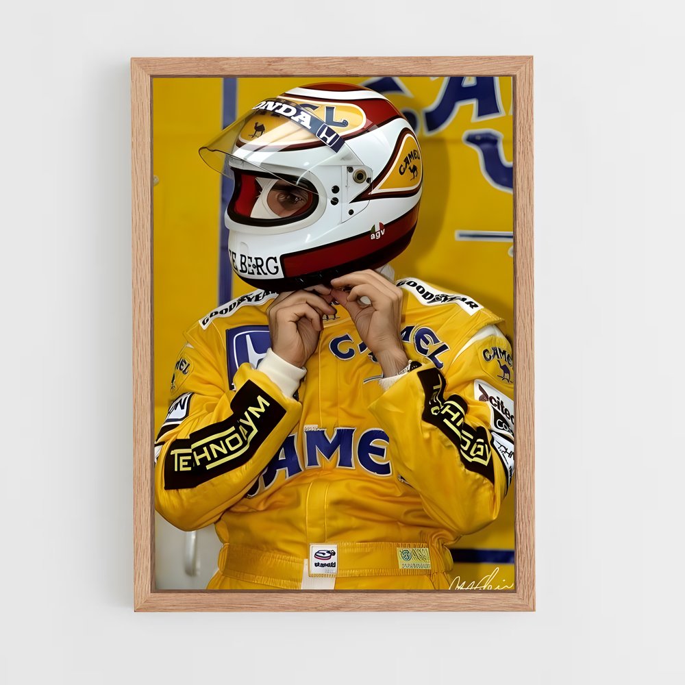 ap-nelson piquet-8 cadre Bois clair