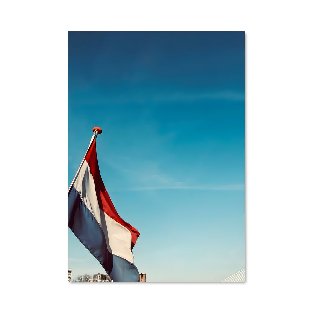 Poster Vagues et Drapeaux