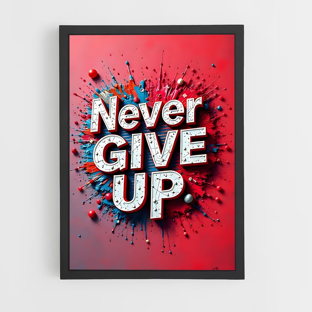 ap-never give up-3 cadre Noir