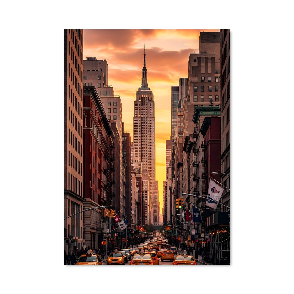 Poster New York au Crépuscule