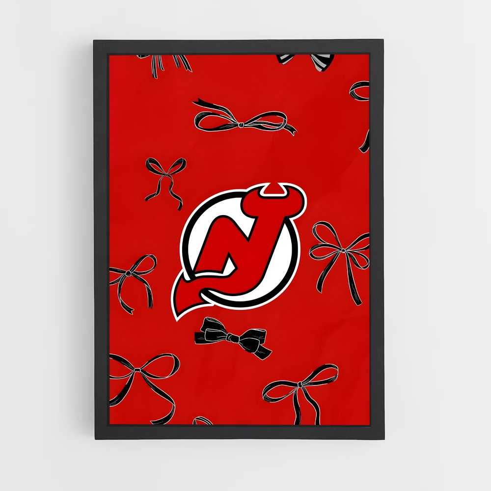 ap-new jersey devils-4 cadre Noir
