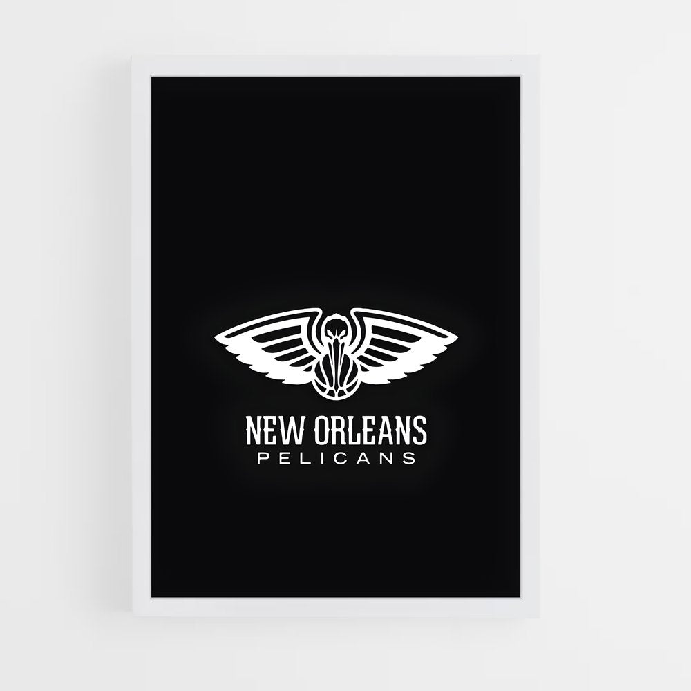 ap-new orleans pelicans-2 cadre Blanc