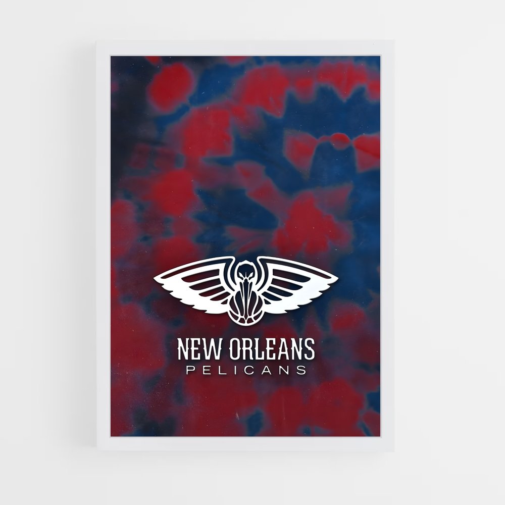 ap-new orleans pelicans-4 cadre Blanc