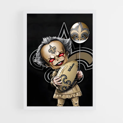 ap-new orleans saints-3 cadre Blanc