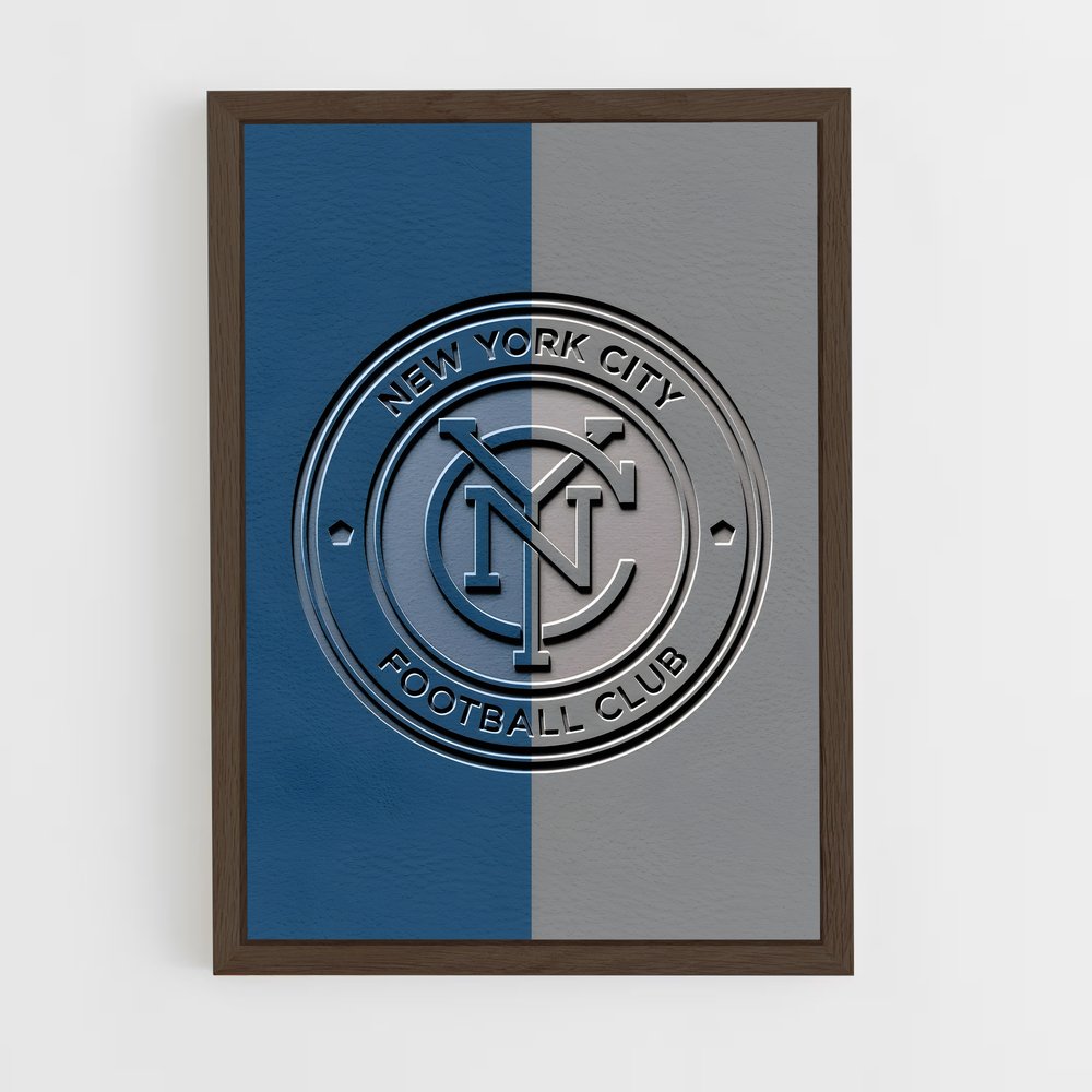 ap-new york city fc-5 cadre Bois foncé