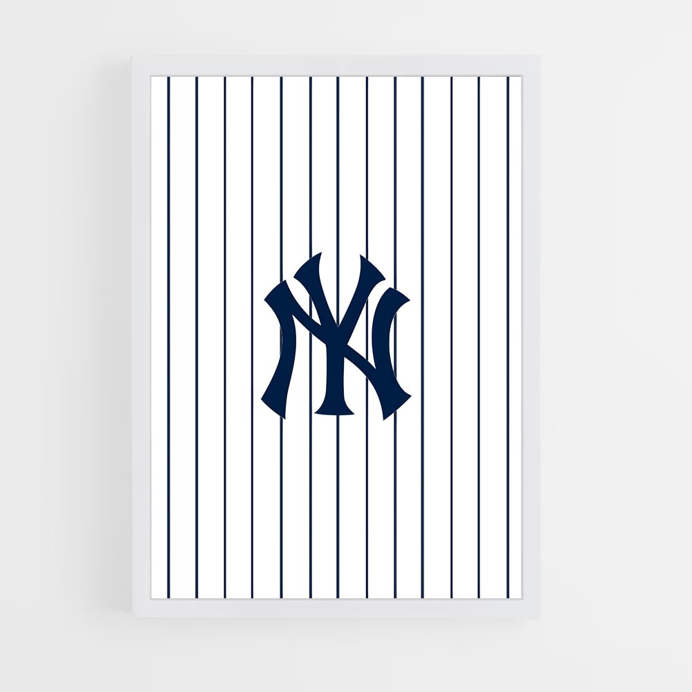 ap-new york yankees-7 cadre Blanc
