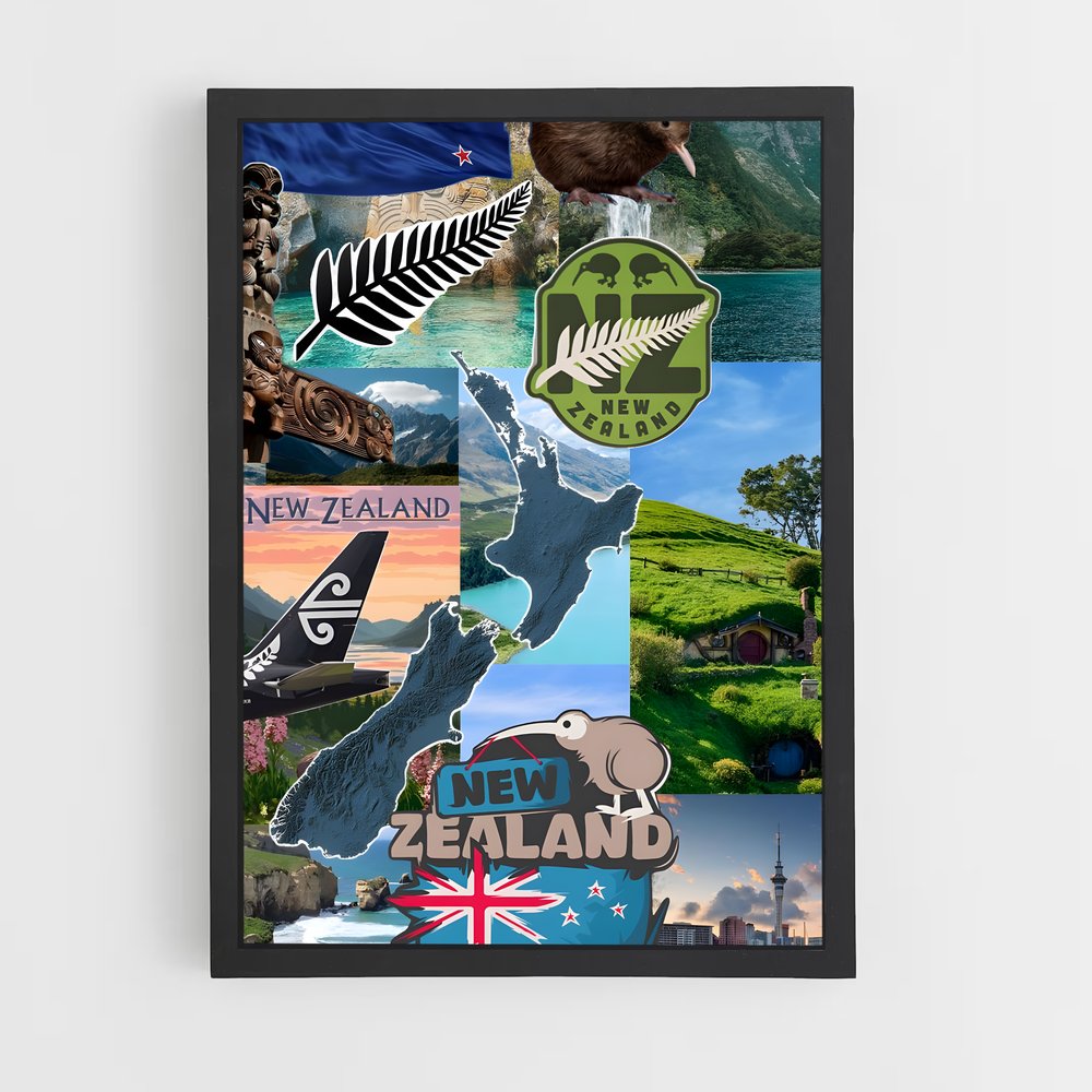 ap-new zealand flag-1 cadre Noir