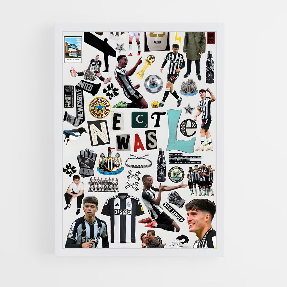 ap-newcastle united fc-1 cadre Blanc