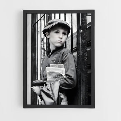 ap-newspaper boy-4 cadre Noir