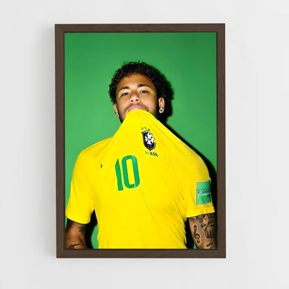 ap-neymar-12 cadre Bois foncé