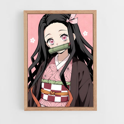 ap-nezuko kamado-1 cadre Bois clair