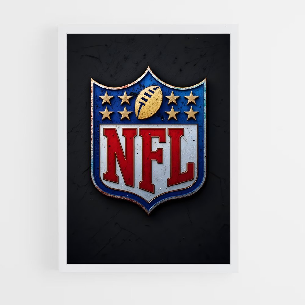 ap-nfl flag-2 cadre Blanc