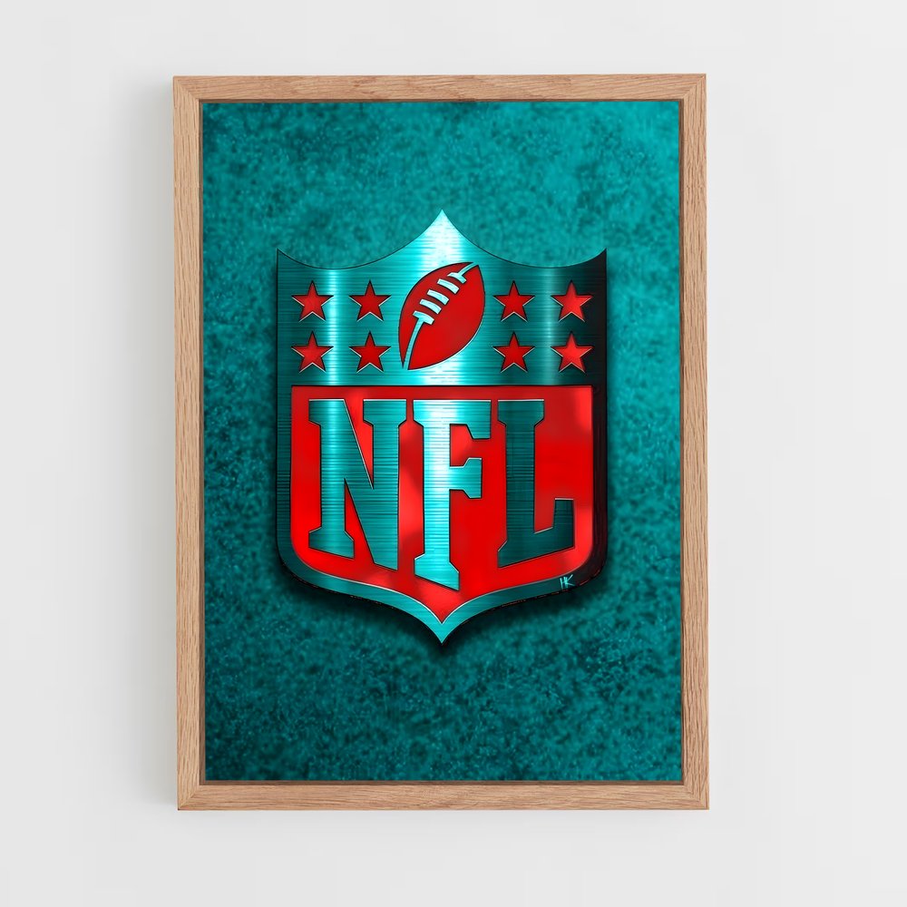 ap-nfl flag-3 cadre Bois clair