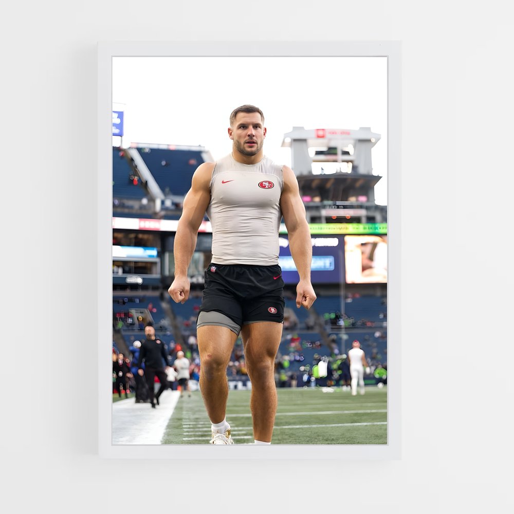 ap-nick bosa-1 cadre Blanc