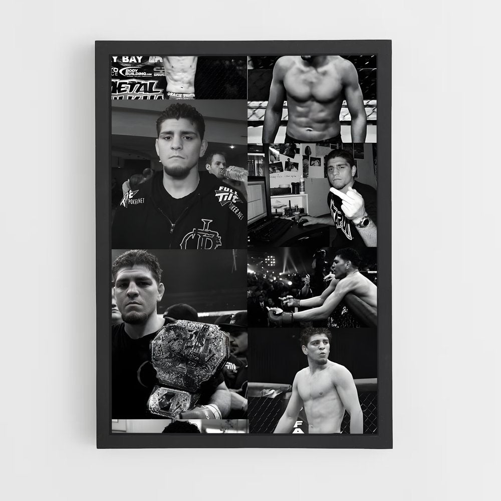 ap-nick diaz-4 cadre Noir